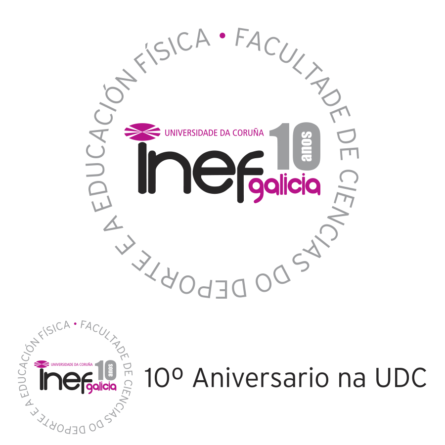 INEF-10-aniversario-UDC-diseño-grafico-tarjetas-corporativas-logotipo-identificador-imagen-corporativa-publicidad-comercial-carteleria-coruña-xaniño