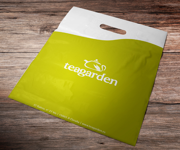 teagarden-marcación-bolsas-serigrafía-diseño-grafico-etiquetas-logotipo-identificador-imagen-corporativa-publicidad-comercia-carteleria-coruña-xaniño