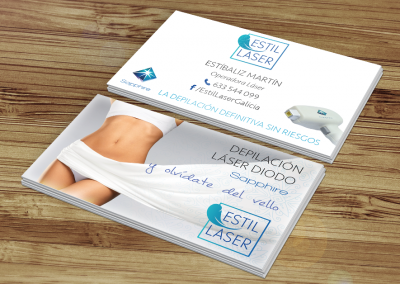 Estil Laser | Corporate identity and flyers
