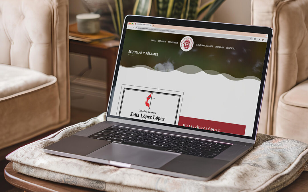 Diseño y desarrollo web para tanatorio con gestión de esquelas online